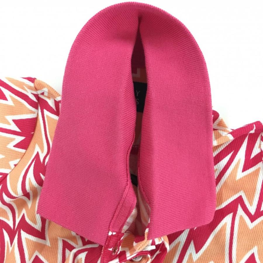 新品♡パーリーゲイツ♡ポロシャツ♡サーモンピンク♡S