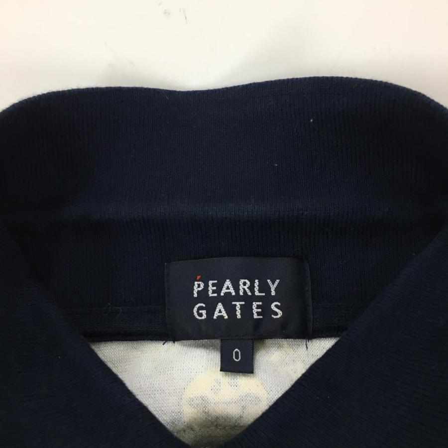 PEARLY GATES パーリーゲイツ 半袖ポロシャツ ネイビー×イエロー PEARLY GATES パーリーゲイツ 半袖ポロシャツ ネイビー×イエロー