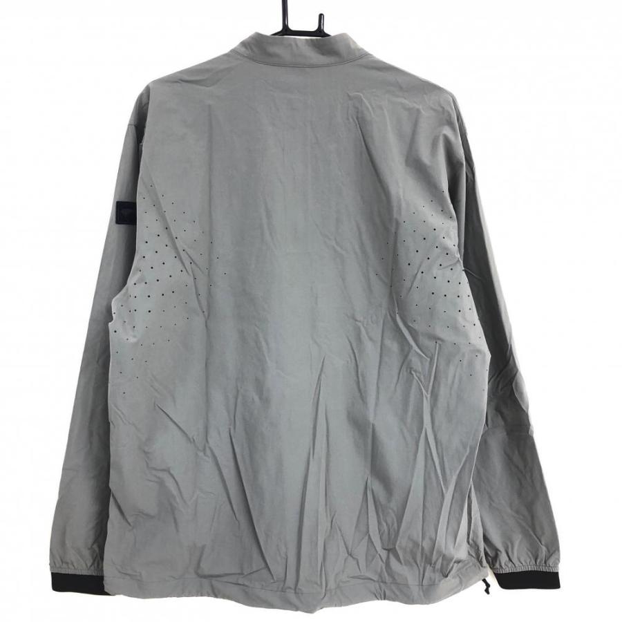 BEAMS GOLF グレー ハーフジップ 超美品】ビームスゴルフ ブルゾン グレー ハーフジップ 一部パンチング