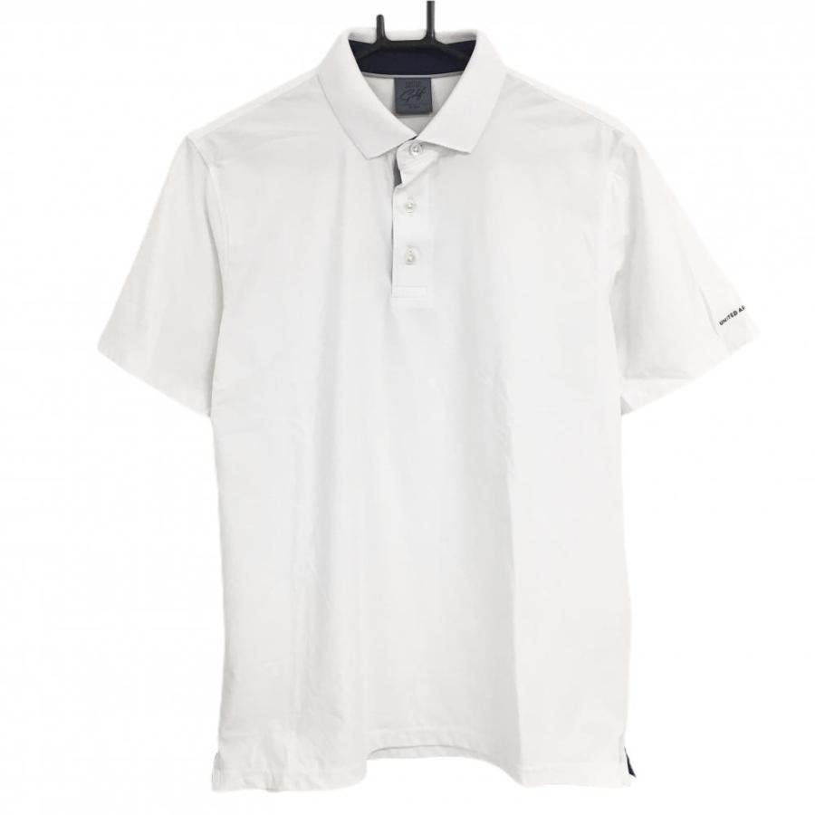 新品 UNITED ARROWS Golf ポロシャツ ホワイト UNITED ARROWS GOLF（ユナイテッドアローズゴルフ） 半袖ポロシャツ 白