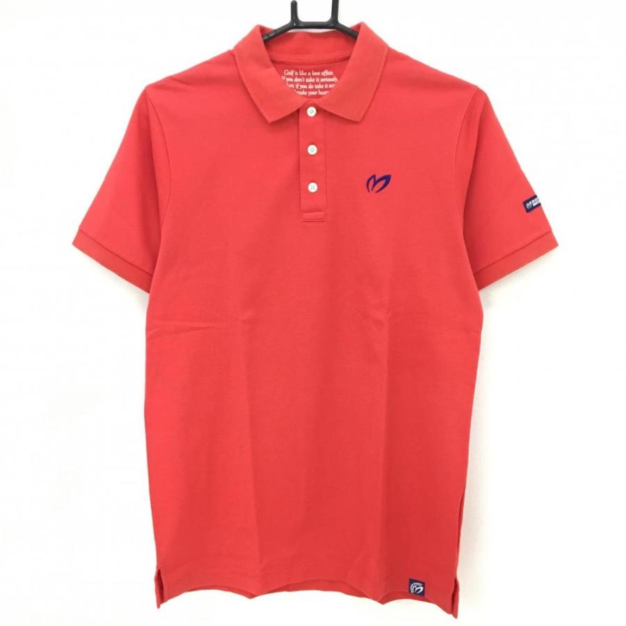 Masters マスターズ ポロシャツ メンズ レッド M 半袖 綿 Masters マスターズ ポロシャツ メンズ レッド M 半袖 綿