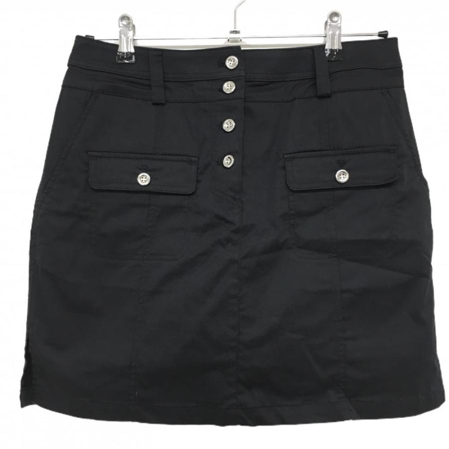 【新品】米国マンシング　ゴルフウエア　スカート Munsingwear（マンシングウェア） スカート 黒 バックロゴ刺しゅう