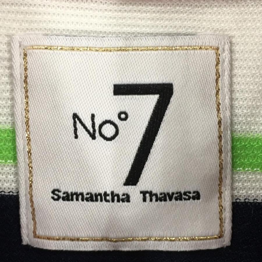 Samantha Thavasa No.7 ホワイトポロシャツ Samantha Thavasa（サマンサタバサ） サマンサタバサNo.7 半袖