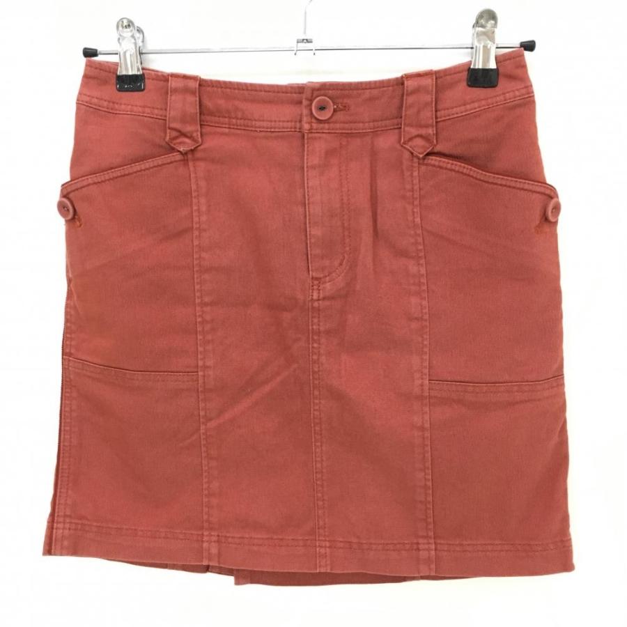ヒールクリーク スカート オレンジ系 後スリット レディース 38(S