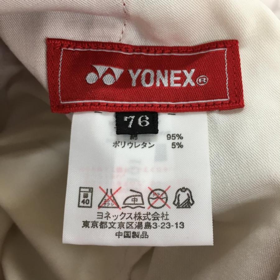 YONEX　ゴルフパンツ　赤色　(サイズ76) ヨネックス パンツ レッド シンプル メンズ 76 ゴルフウェア YONEX
