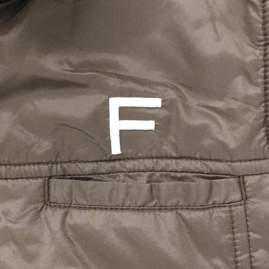 フィドラ リバーシブルベスト ブラウン 一部ボア レディース M/M