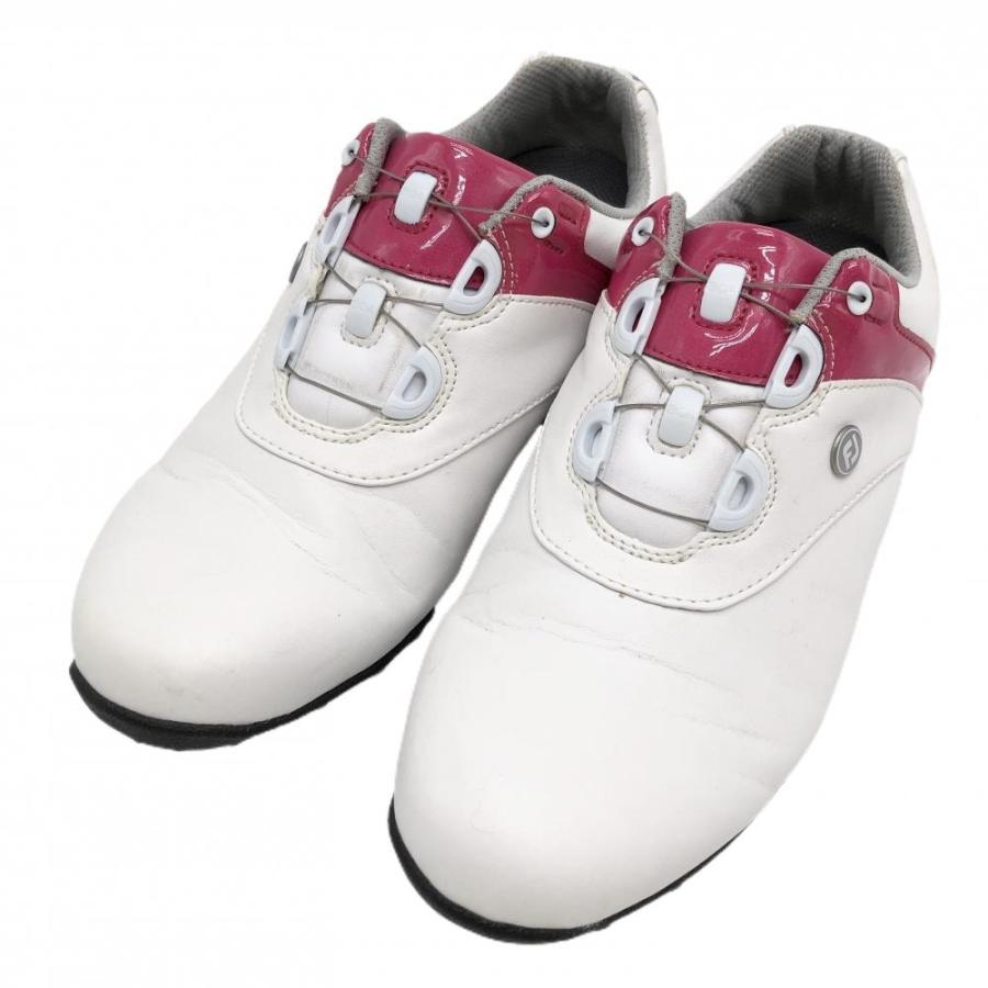 FootJoy（フットジョイ） ゴルフシューズ 白×ピンク 97187J BOA