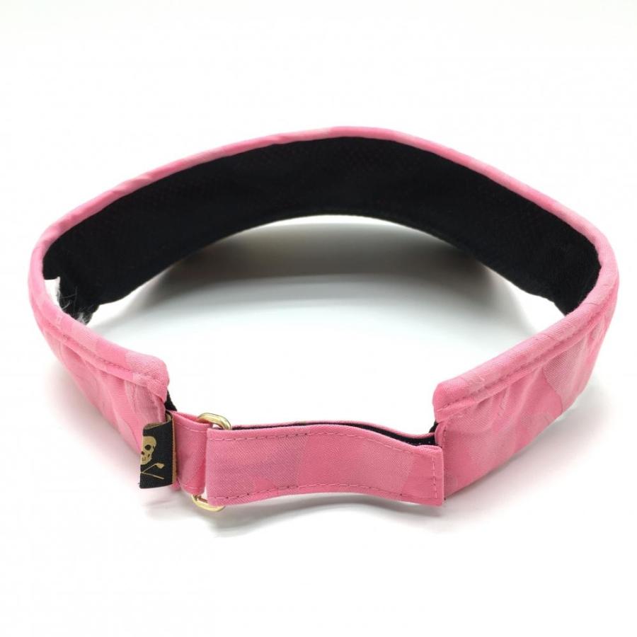 MARK&LONA マークアンドロナ サンバイザー ピンク 迷彩 カモフラ