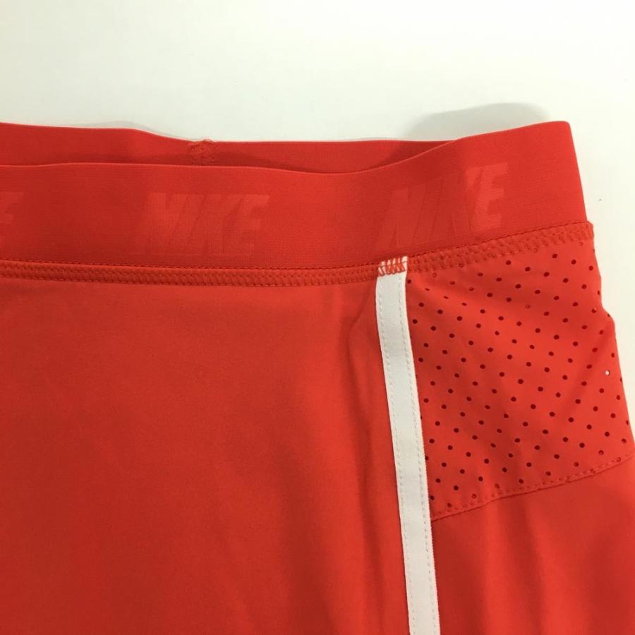 NIKE（ナイキ） スカート レッド×白 内側インナーパンツ ストレッチ