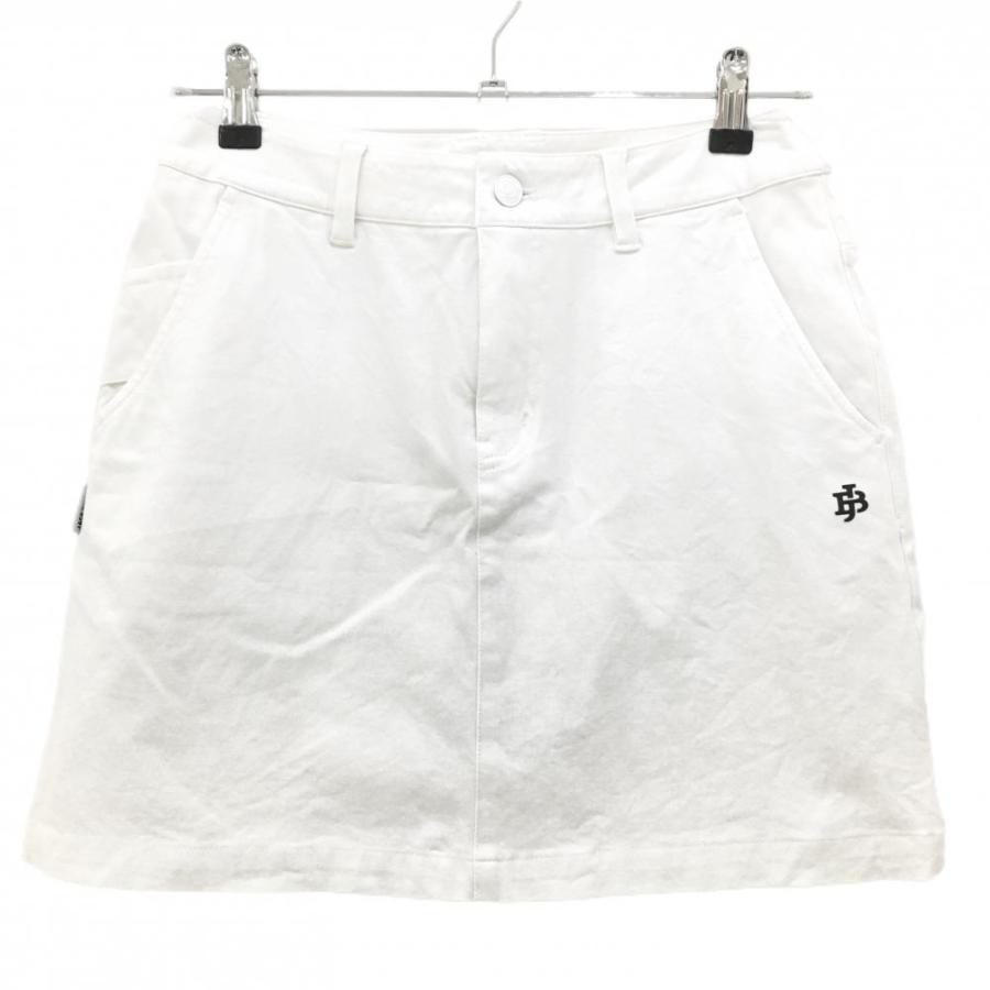 ホワイト Sサイズ0 ジャックバニー スカート ゴルフウェア レディース Jack Bunny!! ジャックバニー サライテックスカート ゴルフ