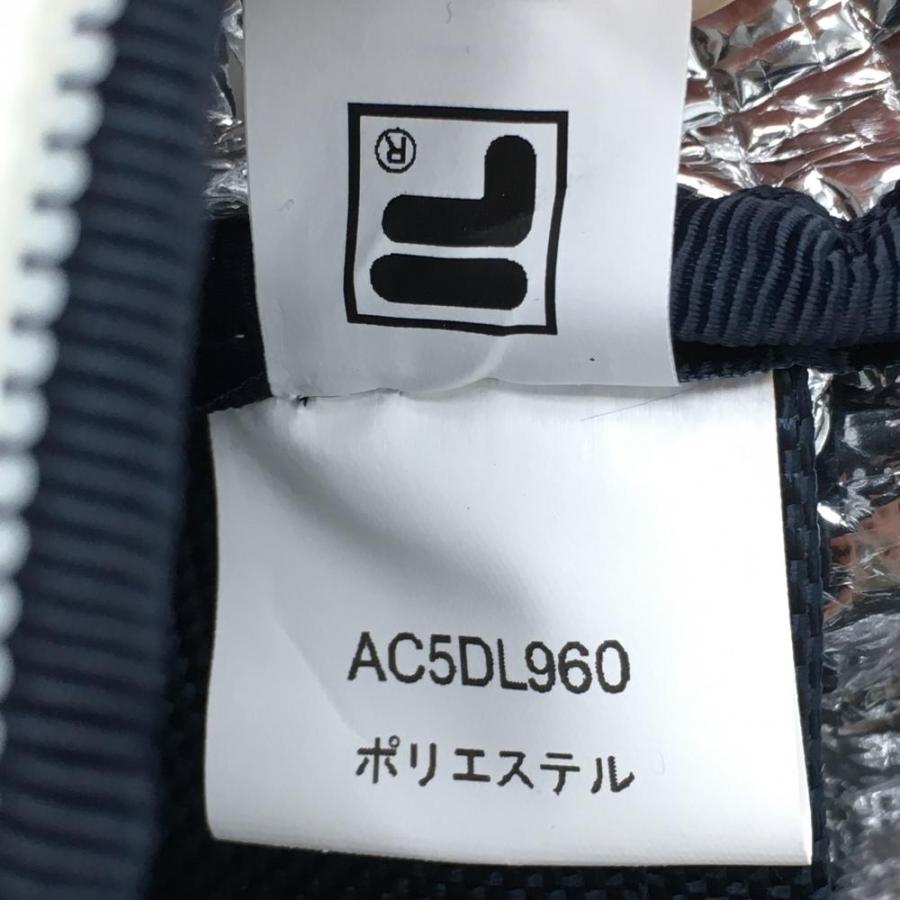 FILA（フィラ） フィラゴルフ 保冷カートバッグ ネイビー×白 カラビナ