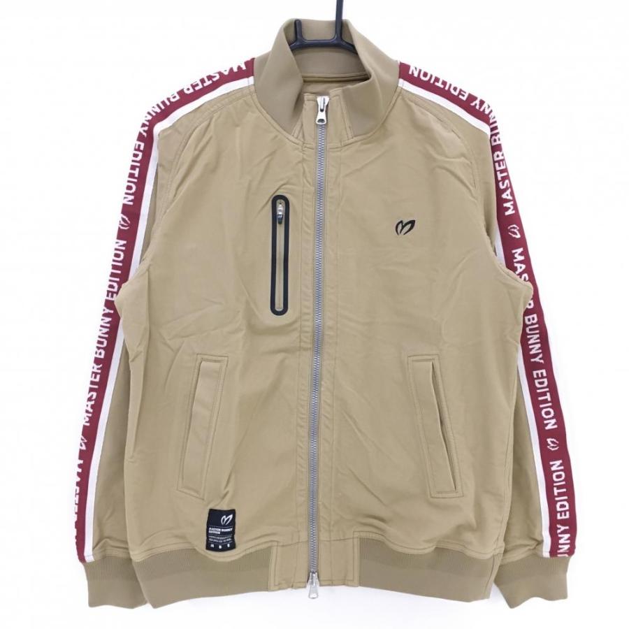 美品】マスターバニー ジャケットブルゾン ライトブラウン×ボルドー