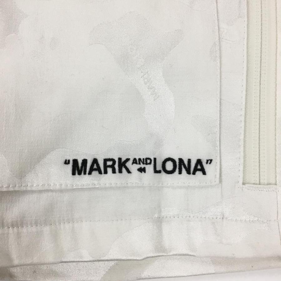 MARK&LONA マークアンドロナ ハーフパンツ 白 カモフラ スカル