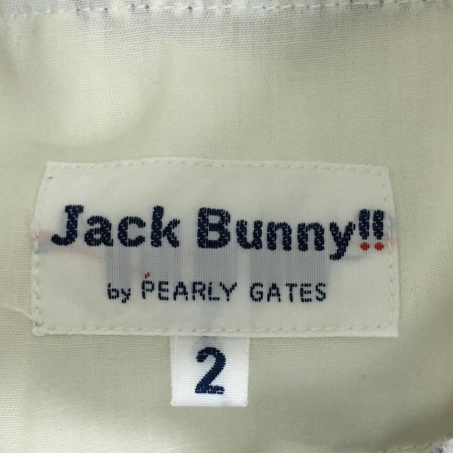 Jack Bunny!!（ジャックバニー） パンツ 白×ネイビー ペイズリー柄