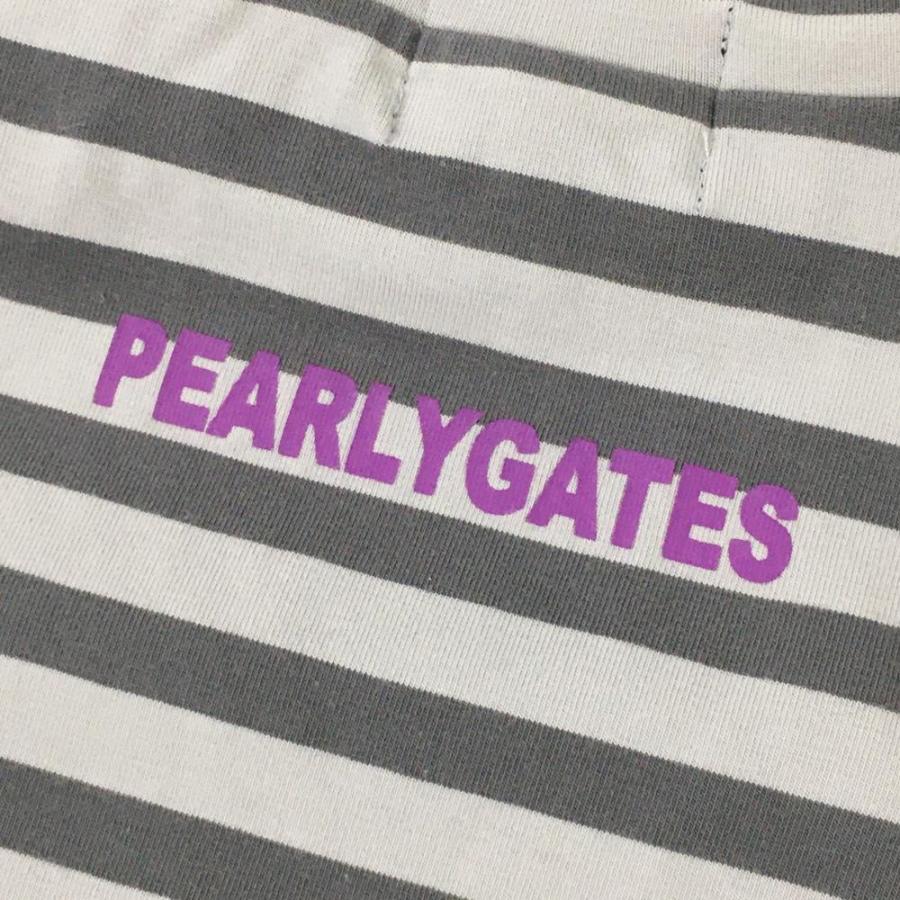 PEARLY GATES（パーリーゲイツ） 長袖ハイネックシャツ ライトグレー