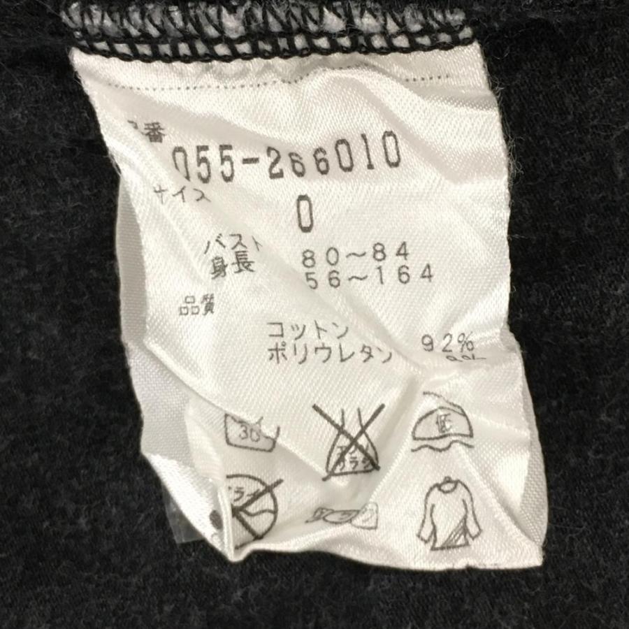 PEARLY GATES（パーリーゲイツ） 七分袖ハイネックシャツ 杢グレー