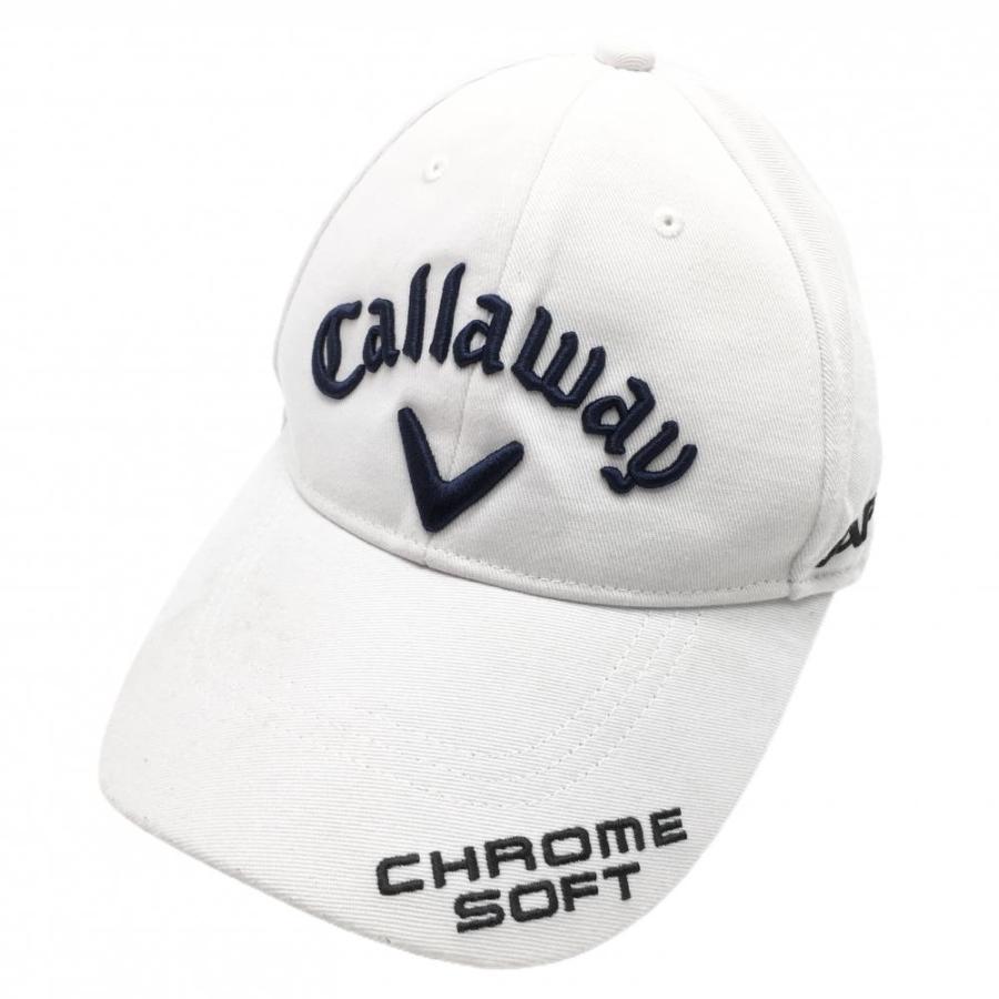 Callaway（キャロウェイ） キャップ 白×ネイビー ロゴ刺しゅう ODYSSEY