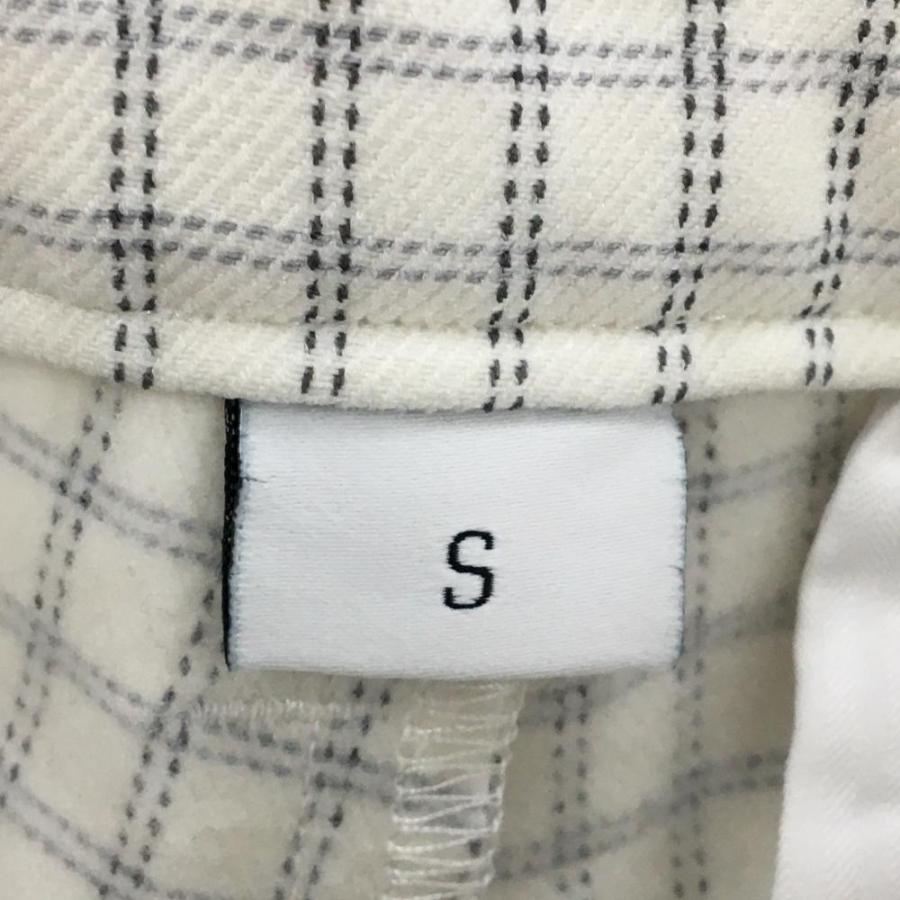 FootJoy（フットジョイ） ストレッチパンツ 白×グレー 格子チェック 裏