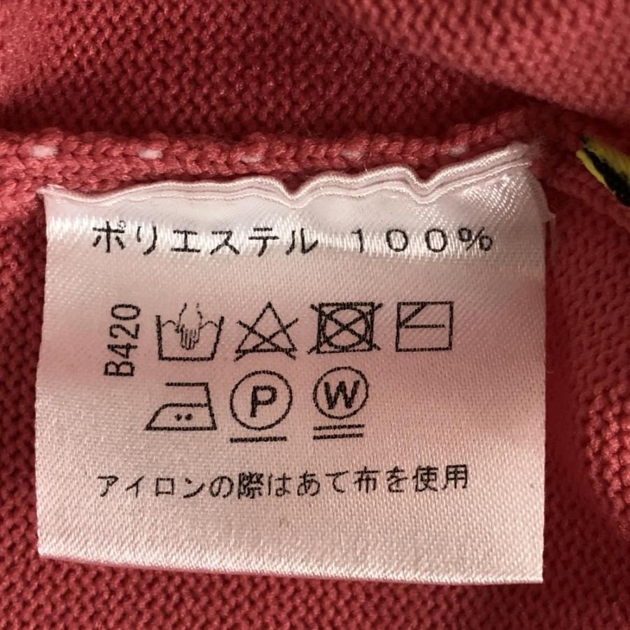 ビバハート ハイネックセーター 白×ピンク ボーダー ニット レディース