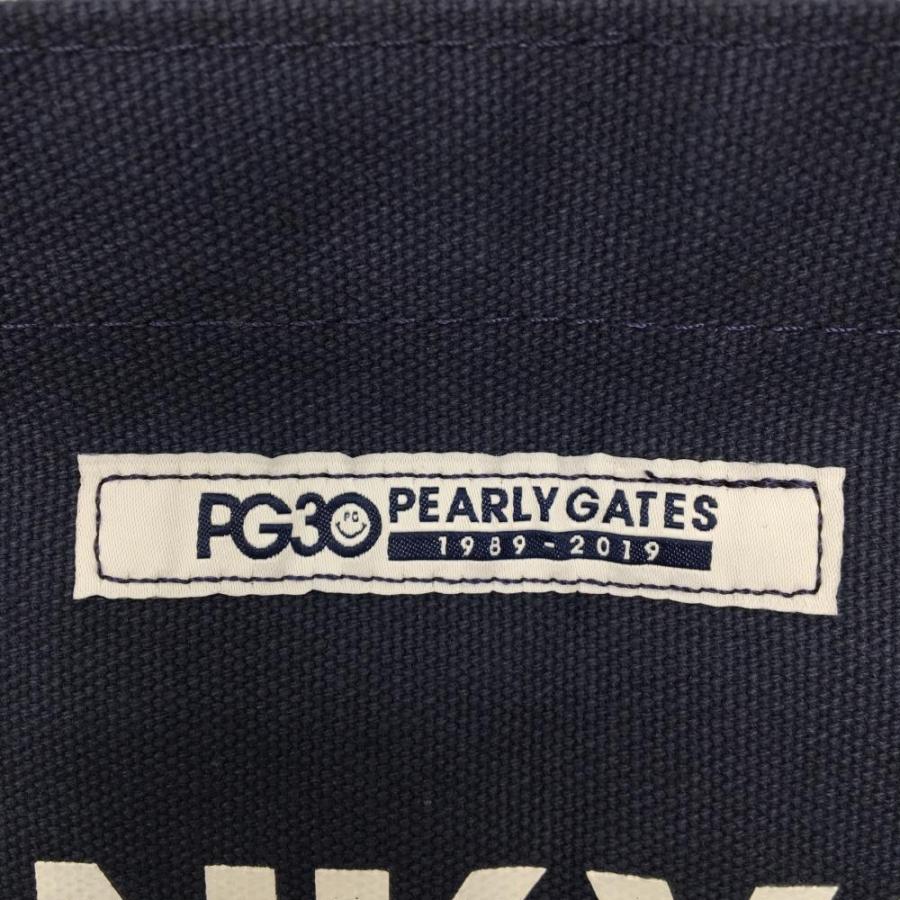 超美品】パーリーゲイツ トートバッグ ネイビー×白 30周年 ノベルティ