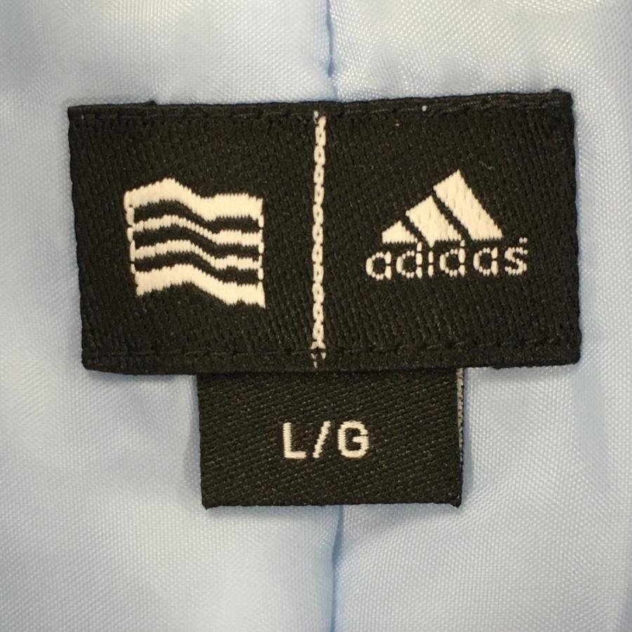 adidas アディダス 中綿ジャケット ライトブルー×白 ロゴ adidas アディダス 中綿ジャケット ライトブルー×白 ロゴ