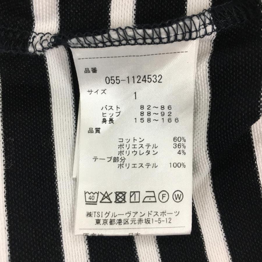 美品】パーリーゲイツ 半袖ワンピース 黒×白 ボーダー セーラー 美品】パーリーゲイツ 半袖ワンピース 黒×白 ボーダー セーラー