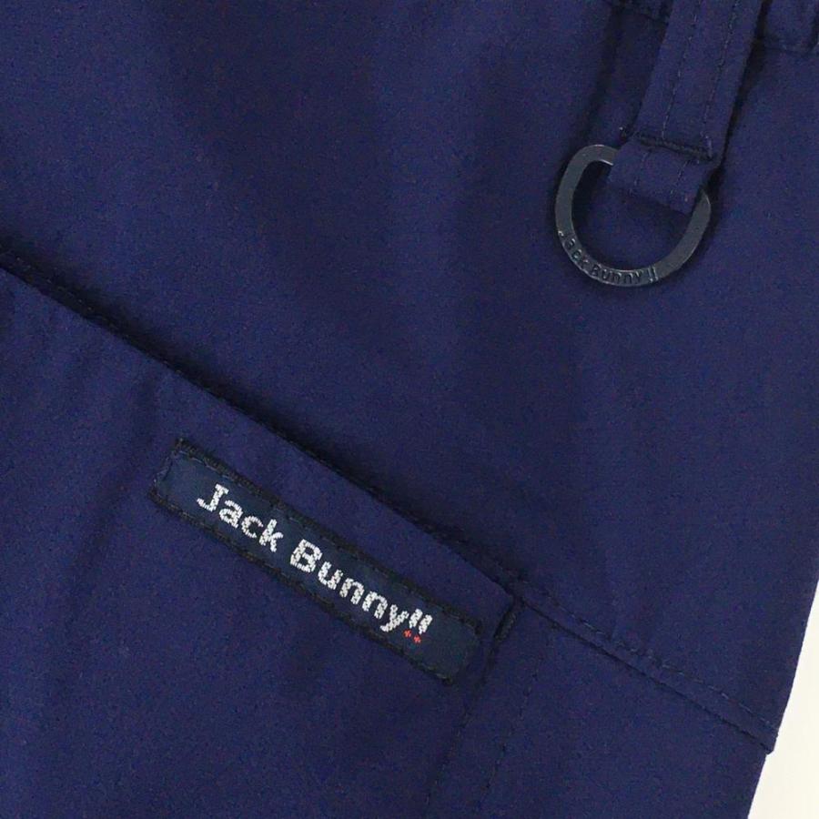 ジャックバニー ハーフパンツ ネイビー×白 ポケット口ロゴ ジャックバニー ハーフパンツ ネイビー×白 ポケット口ロゴ