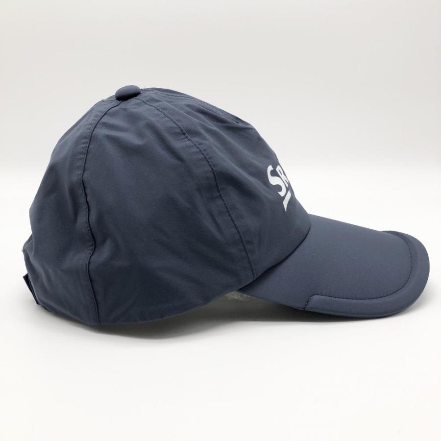 新品】スリクソン レインキャップ グレー系×白 防水 ナイロン100