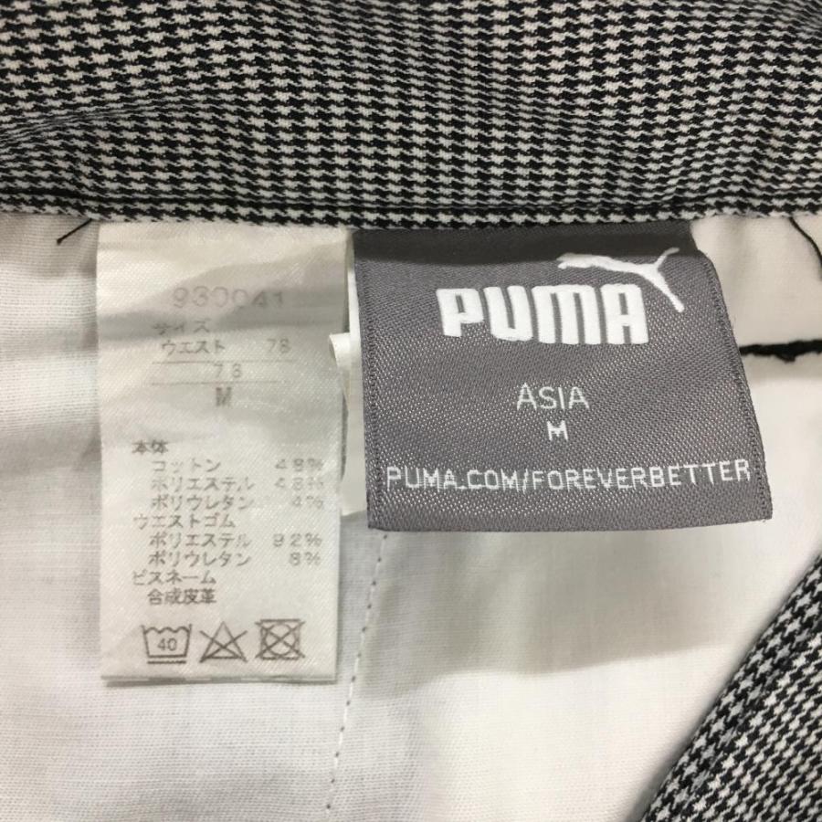ご確認用PUMA千鳥格子ロゴマークジップアップジャケット