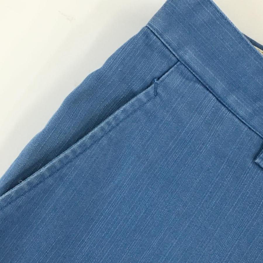 アディダス パンツ ライトブルー ロゴ刺しゅう メンズ 82 ゴルフ