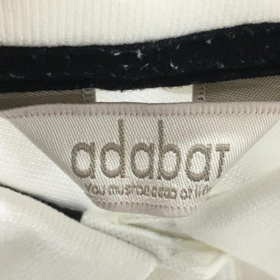 adabat（アダバット） 半袖ポロシャツ 白 胸元刺しゅう レディース 38