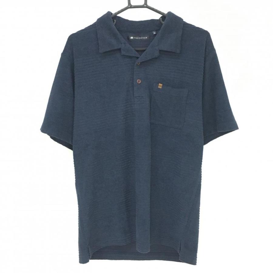 TRAVISMATHEW 【超美品】トラヴィスマシュー 半袖ポロシャツ ダーク 
