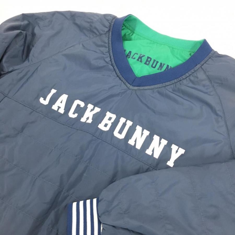 ジャックバニー 中綿リバーシブルスニード ブルー×グリーン V ジャックバニー 中綿リバーシブルスニード ブルー×グリーン V