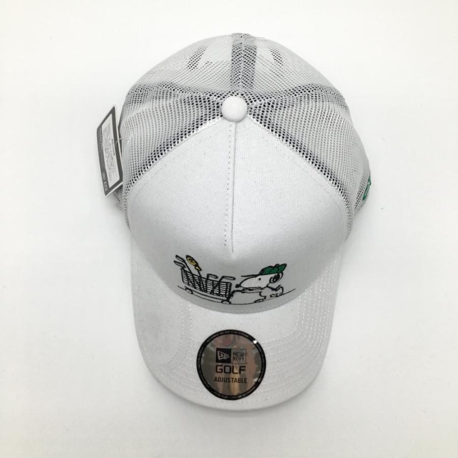 新品】ニューエラ×PEANUTS マーカー付メッシュキャップ 白 スヌーピー