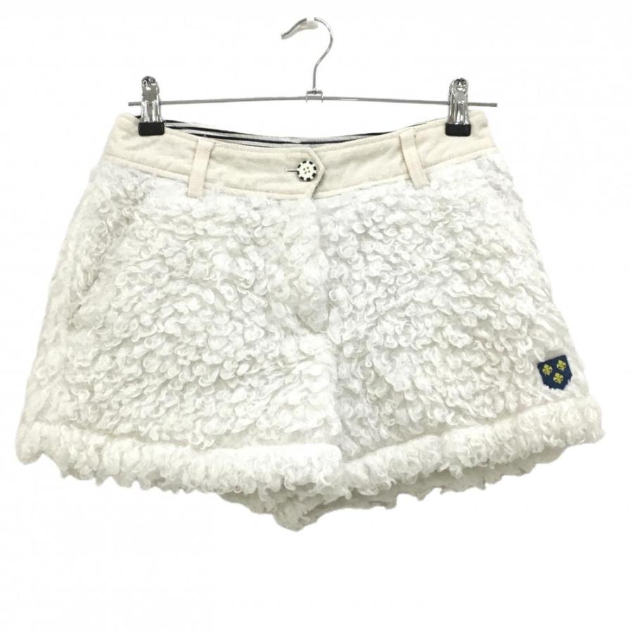 キャロウェイ ショートパンツ 白 ボア 裏地付き レディース S ゴルフ
