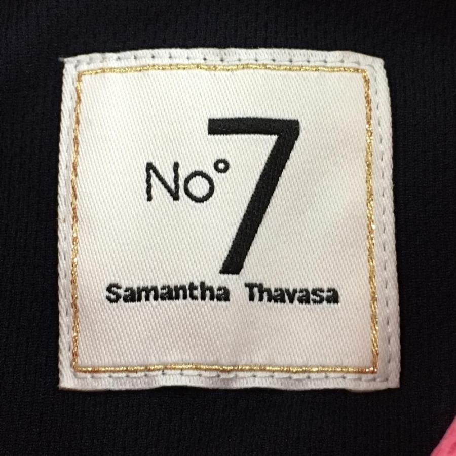 新品】サマンサタバサNo.7 半袖ポロシャツ ピンク×ネイビー