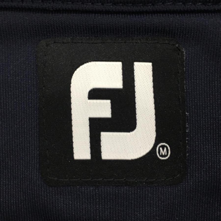 フットジョイ ジャケットブルゾン ネイビー ピンストライプ ハーフ