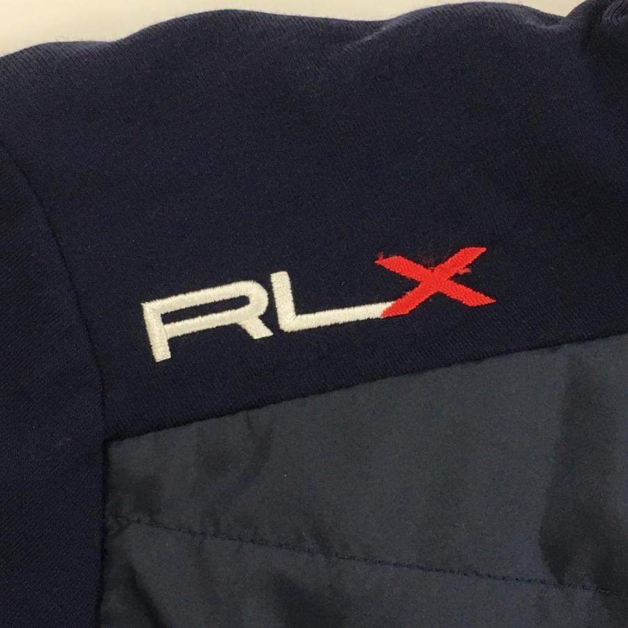 現行美品 RLX ラルフローレン 2way ブルゾン ジャケット ベスト 黒 M