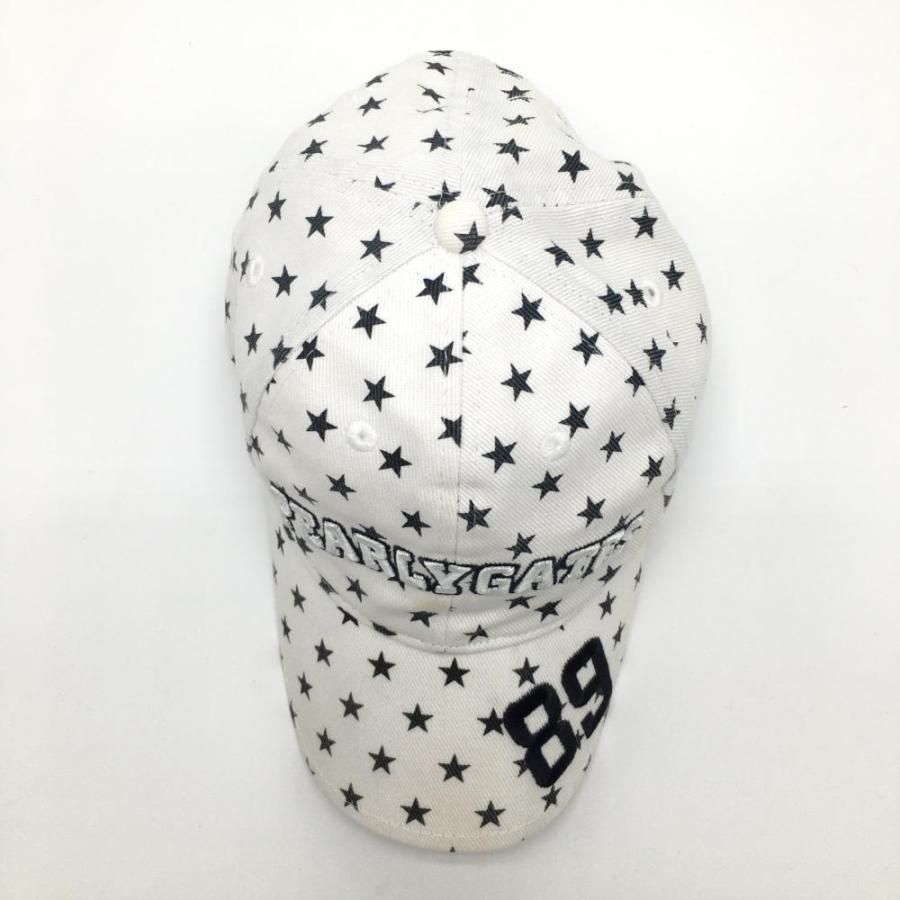 パーリーゲイツ キャップ 白×ネイビー 星総柄 PGニコちゃん FR パーリーゲイツ キャップ 白×ネイビー 星総柄 PGニコちゃん FR