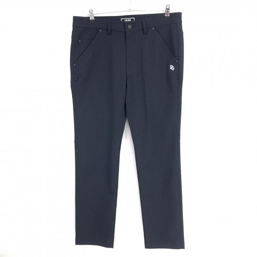超美品】パーリーゲイツ パンツ ダークネイビー ロゴ刺しゅう メンズ 6  