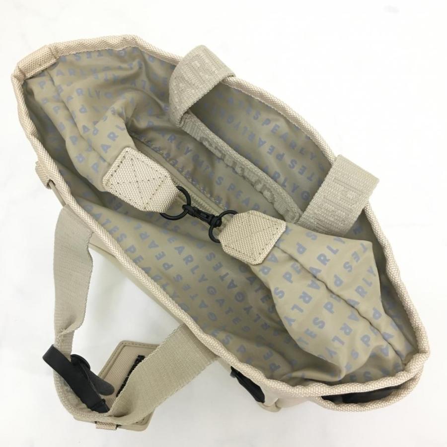 超美品】パーリーゲイツ カートバッグ ベージュ 内側ジップ 超美品】パーリーゲイツ カートバッグ ベージュ 内側ジップ