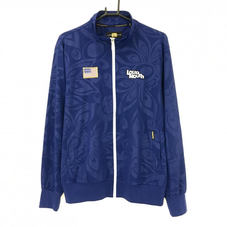 超美品】ラウドマウス ジャケットブルゾン ネイビー シャガデリック 地