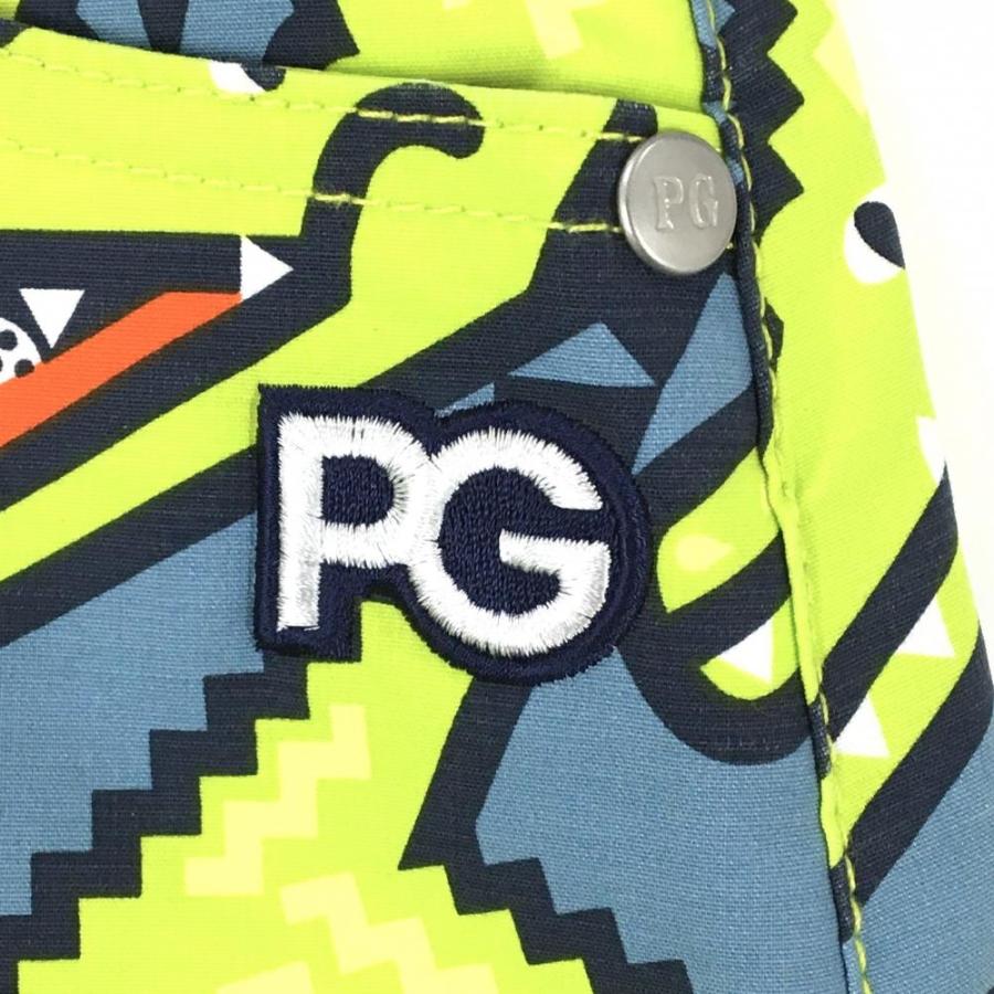 PEARLY GATES パーリーゲイツ スカート ライトグリーン×ブルー系