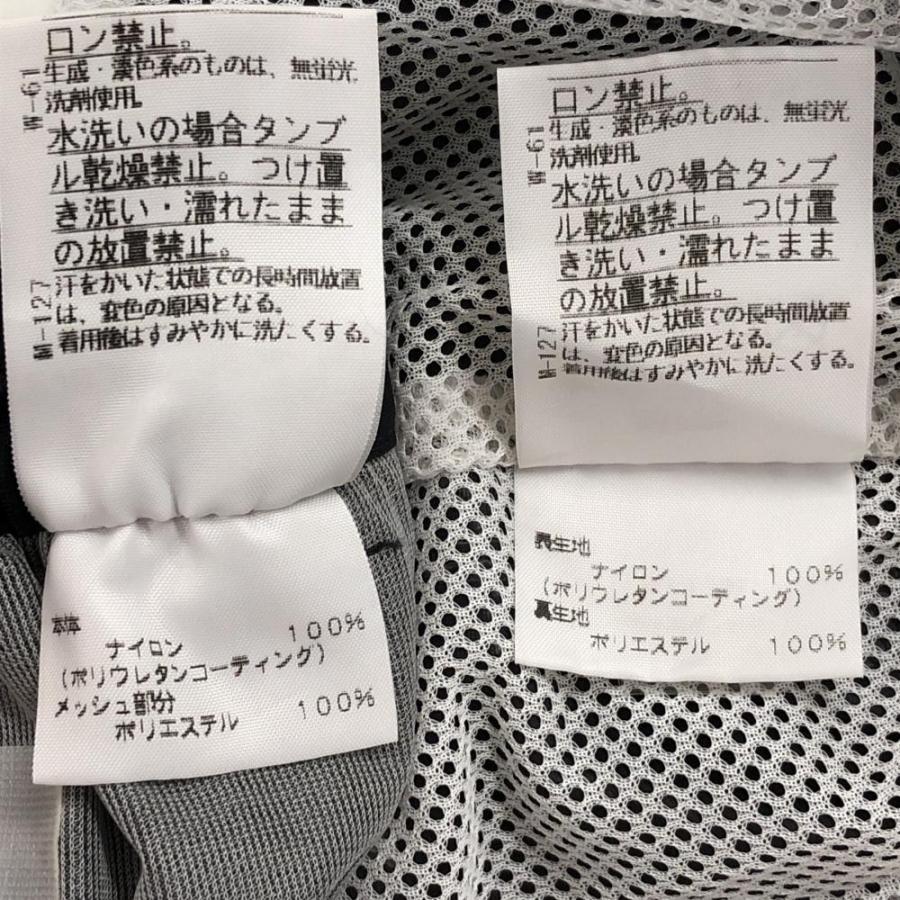 アダバット レインウェア上下セット 黒×白 (4WAYジャケット×パンツ)袖