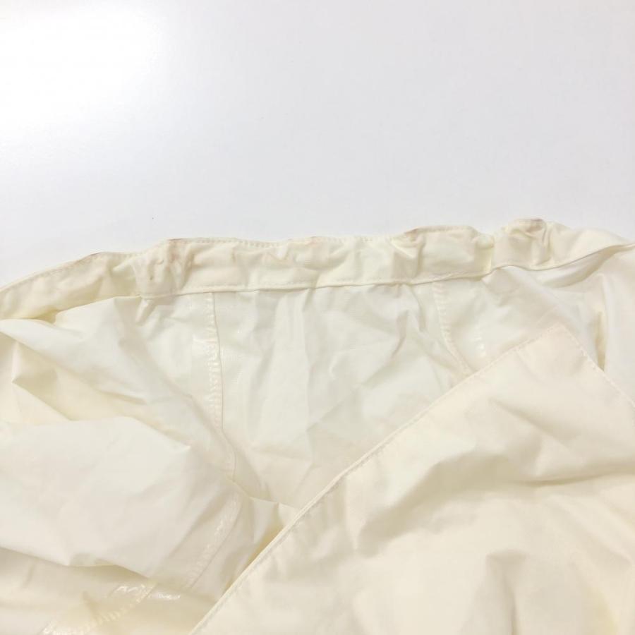 アダバット レインウェア上下セット 黒×白 (4WAYジャケット×パンツ)袖