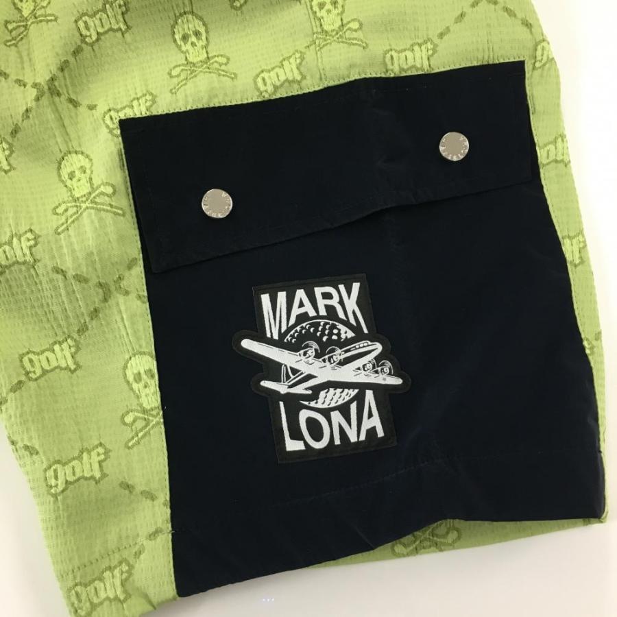 MARK&LONA（マークアンドロナ） ハーフパンツ ライトグリーン×ネイビー