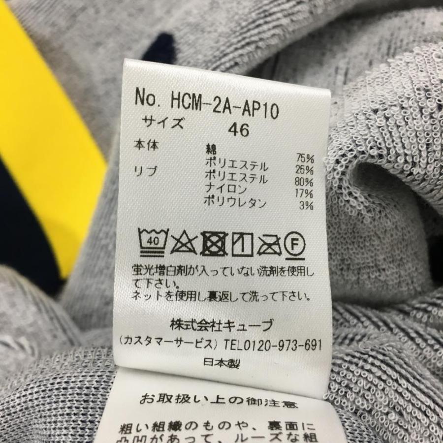 HORN GARMENT ホーンガーメント 半袖ポロシャツ 白×ネイビー ドット