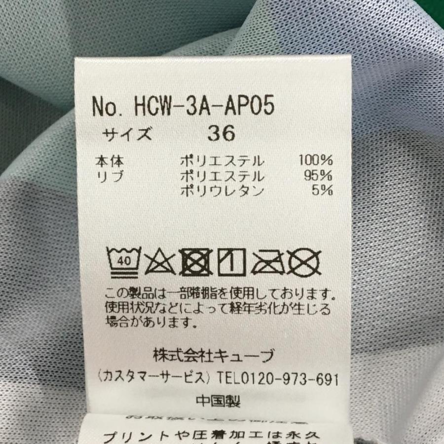ホーンガーメント 半袖ポロシャツ 黒×グリーン×マルチ 総柄 レディース 36(S) ゴルフウェア 2023年モデル MARK＆LONA（新品）／SALE価格_5
