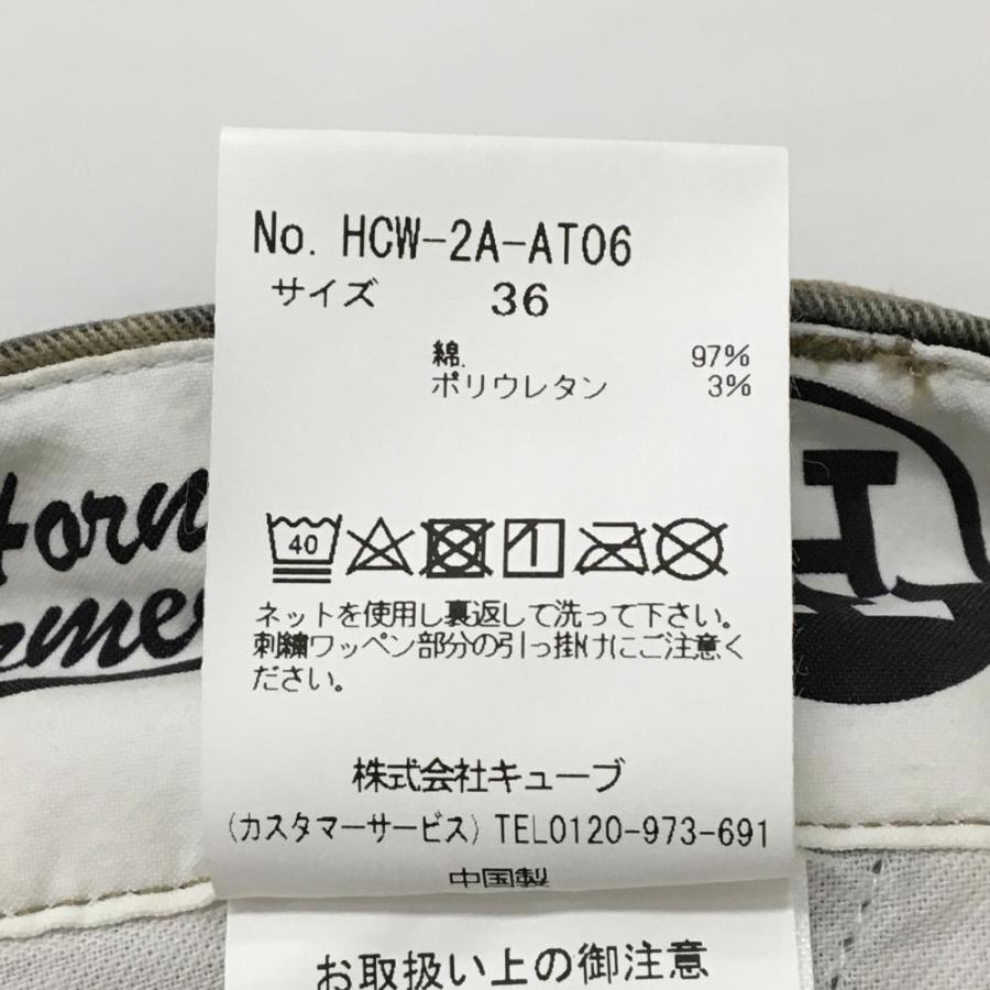 ホーンガーメント ショートパンツ ベージュ×ダークブラウン ボーダー  レディース 36(S) ゴルフウェア 2022年モデル MARK＆LONA（新品）／SALE価格の画像