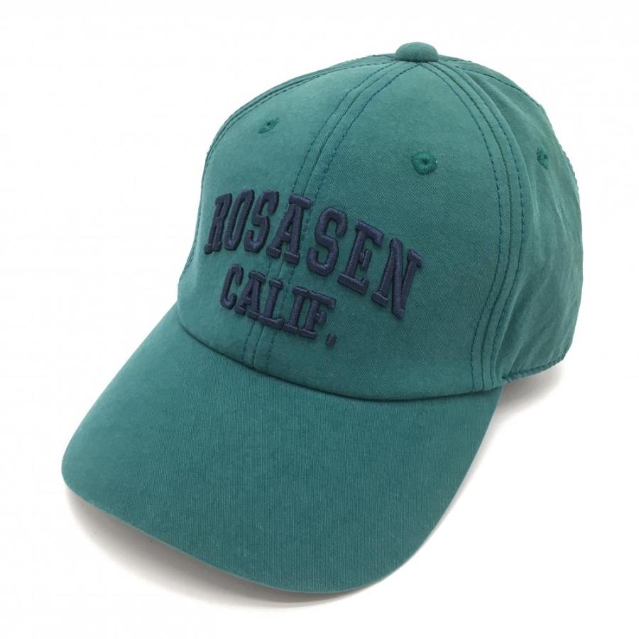 新品】ロサーセン キャップ グリーン×ネイビー ロゴ刺しゅう メンズ 50